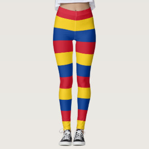 Leggings rayées aux couleurs du drapeau national d