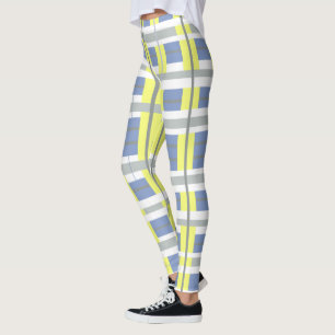 Leggings rayés de couleurs pastel funky
