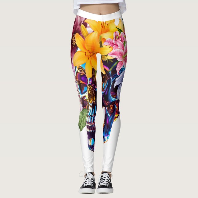LEGGINGS RAYONNEMENT DES HAUSSES FLORALES (Devant)