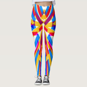 Leggings rayures arc-en-ciel "Ratti_Creative_Arts"