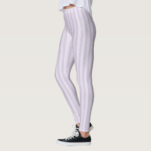 Leggings Rayures de lavande violette