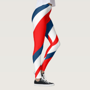Leggings Rayures de salon de coiffure sur mode
