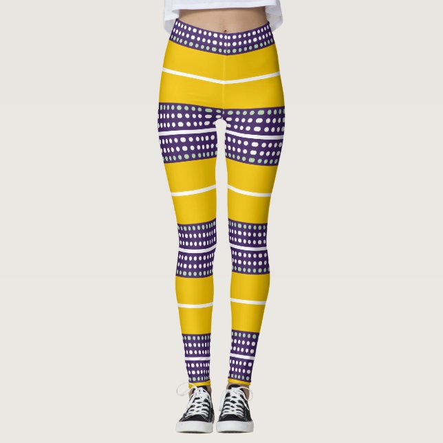 Leggings Rayures et points (Devant)