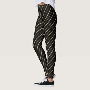 Leggings Rayures et points brillants