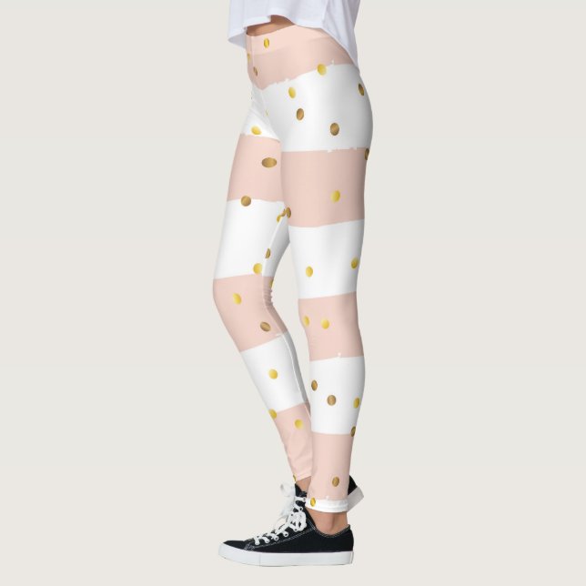 Leggings Rayures et pois (Gauche)