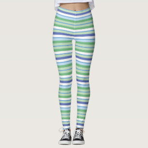 Leggings Rayures horizontales colorées