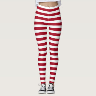 Leggings Rayures rouges et blanches de mon ~ de Ragdoll