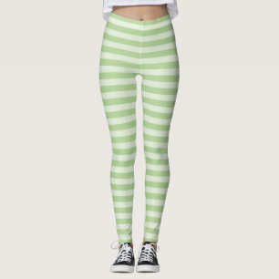 Leggings Rayures Vertes