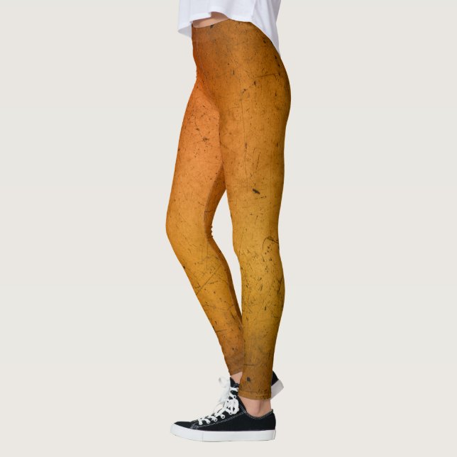 Leggings Récolte or solide couleur plaine (Gauche)