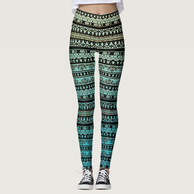 Leggings Recouvrement de dentelle (Devant)