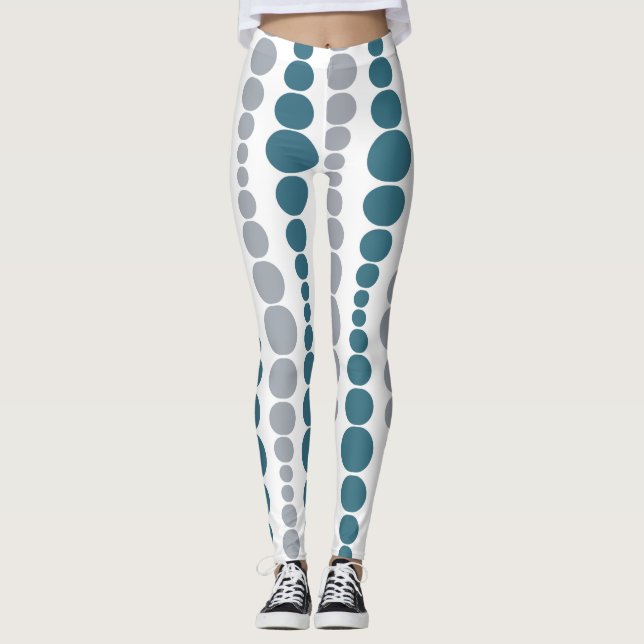 Leggings Rectangles modernes (Devant)