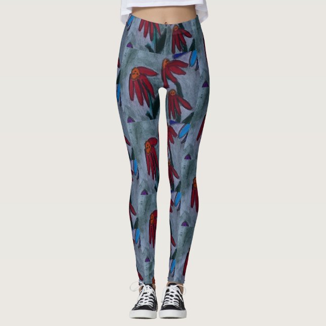 Leggings Red Daisy (Devant)