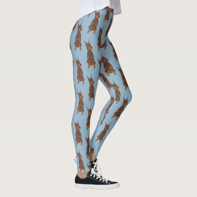 Leggings Red Doberman Pinscher (Droite)