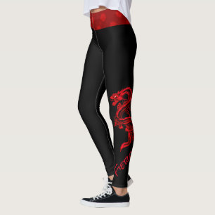 Leggings Red Dragon