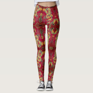 Leggings Red Dragon