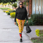 Leggings Red Orange Tiki<br><div class="desc">Essayez certaines légumineuses à motifs tribaux distinctifs de notre collection et faites-nous part de vos commentaires.</div>