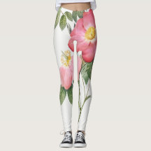 Leggings Red Rose