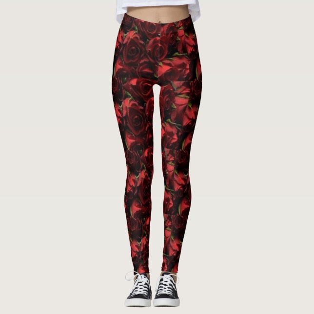 Leggings Red Rose (Devant)