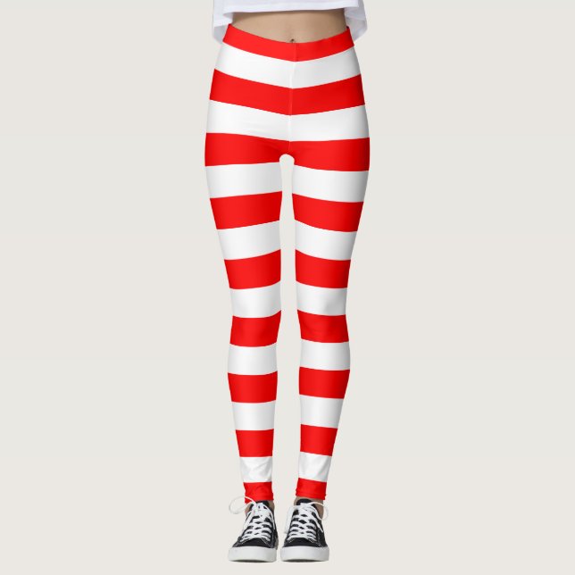 Leggings Red Stripes (Devant)