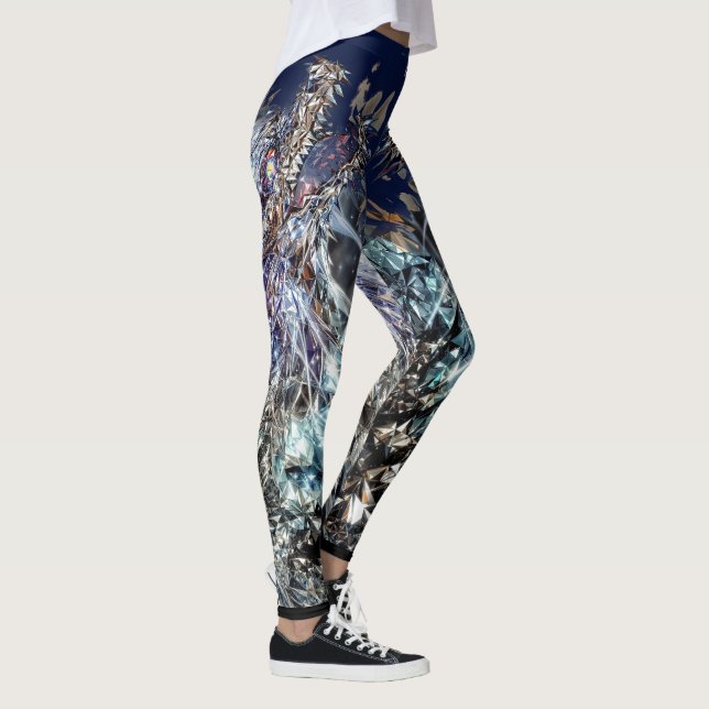 Leggings Réflexion de dragon miroir (Droite)