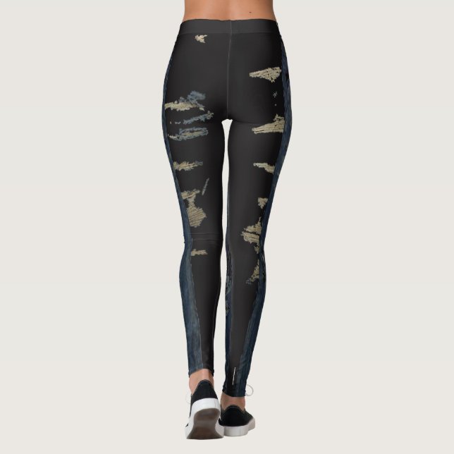 Leggings Refuser l'impression des légumineuses (Dos)