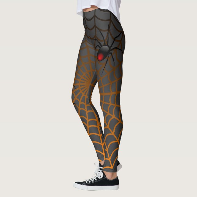 Leggings Regard de Halloween incroyable et cool araignée et (Gauche)