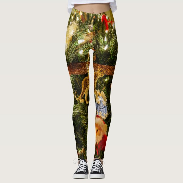 Leggings Regarder L'Arbre De Noël (Devant)
