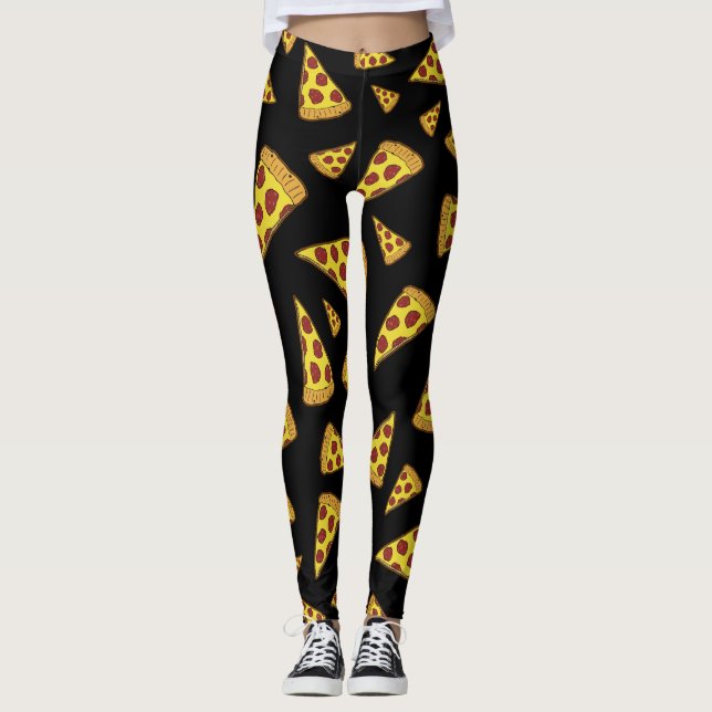 Leggings Règles de pizza ! (Devant)