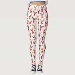 Leggings Reindeer Glam Christmas
