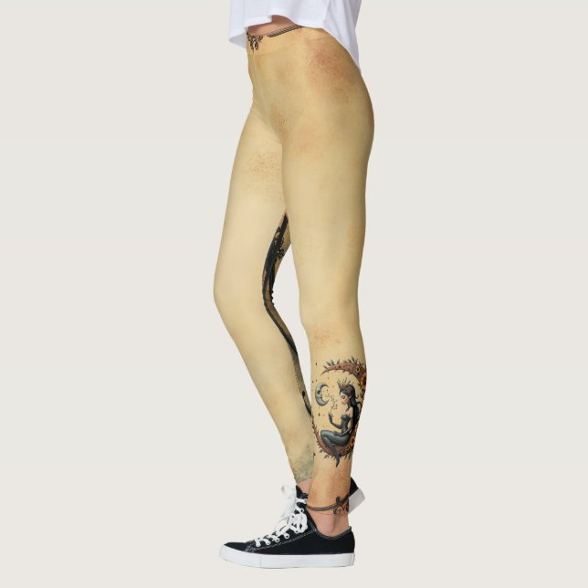 Leggings Reine du Croissant de Tournesol  (Gauche)