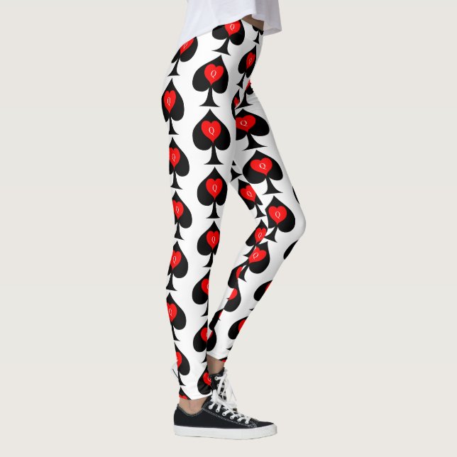 Leggings Reine noire des pique Coeur rouge Thunder_Cove (Droite)