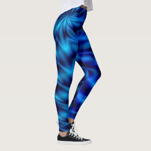 Leggings Remous bleu