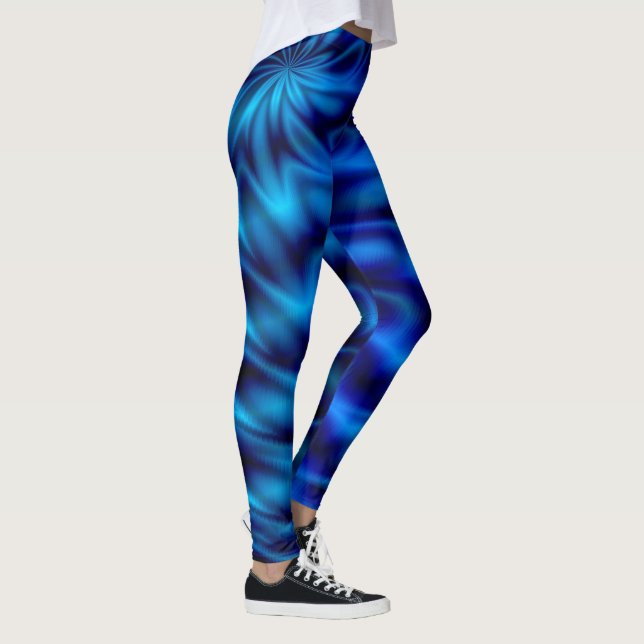 Leggings Remous bleu (Droite)