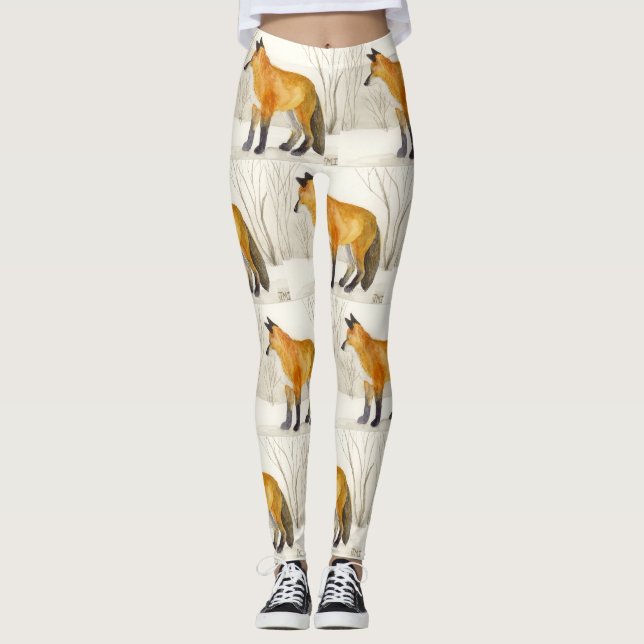 Leggings Renard rouge (Devant)