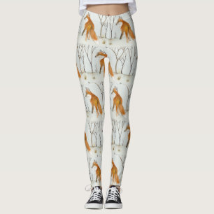 Leggings Renard rouge