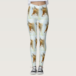 Leggings Renard rouge