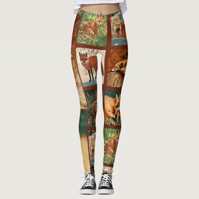 Leggings Renards rouges (Devant)