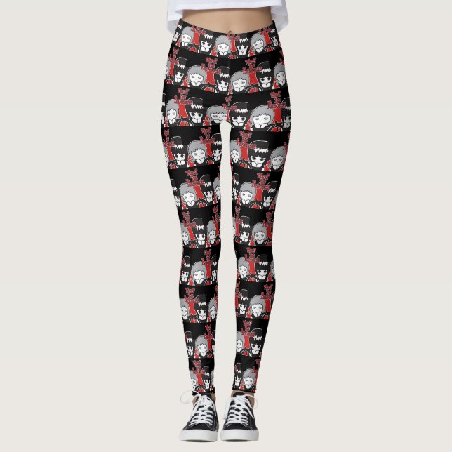 Leggings Rencontrez La Princesse Défiant La Gravité (Devant)