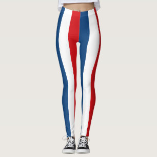 Leggings République tchèque Couleurs du drapeau national co