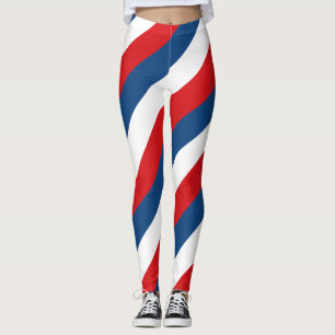 Leggings République Tchèque Couleurs du drapeau national Le