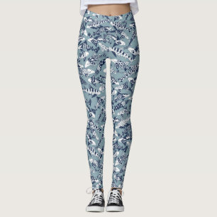 Leggings requin bleu