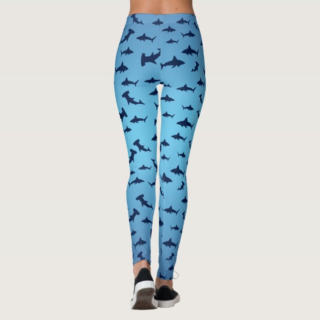 Leggings Requins et plus de requins (Dos)