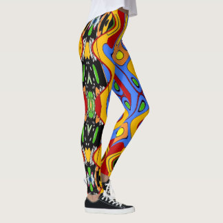 Leggings Résumé Formes Style de verre de tôle,