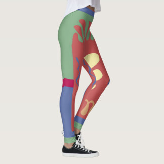 Leggings Résumé style Feuille Matisse,