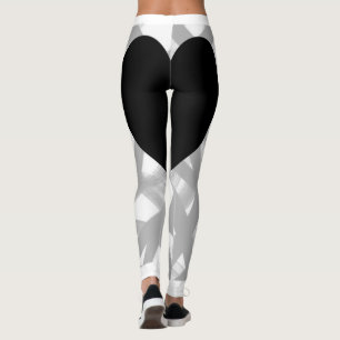 Leggings Retour du coeur noir