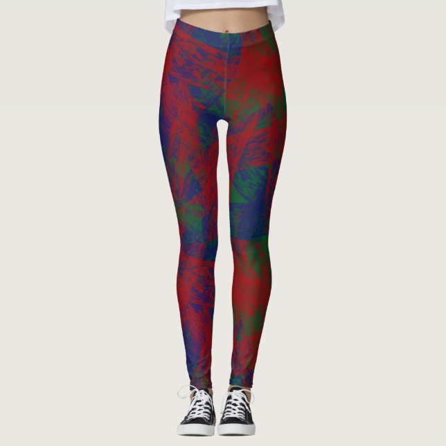 Leggings rétro Abstraits MVB (Devant)
