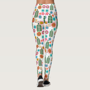 Leggings Rétro, Flower Patch