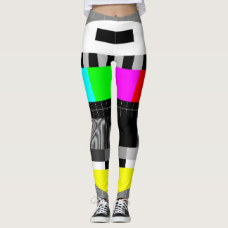 Leggings Retro TV pas d'illustration de signal.