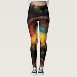Leggings Rêve cosmique aux couleurs primaires