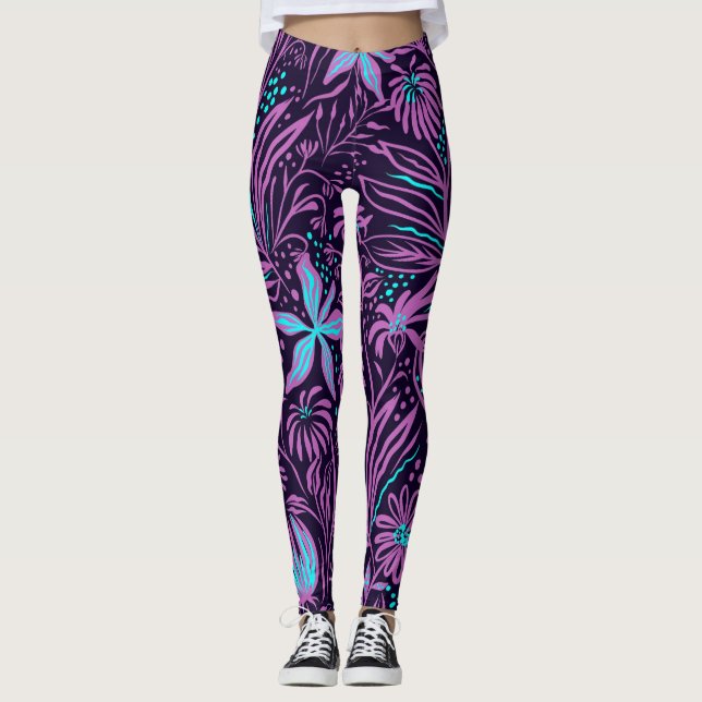Leggings Rêve de Lavande (Devant)